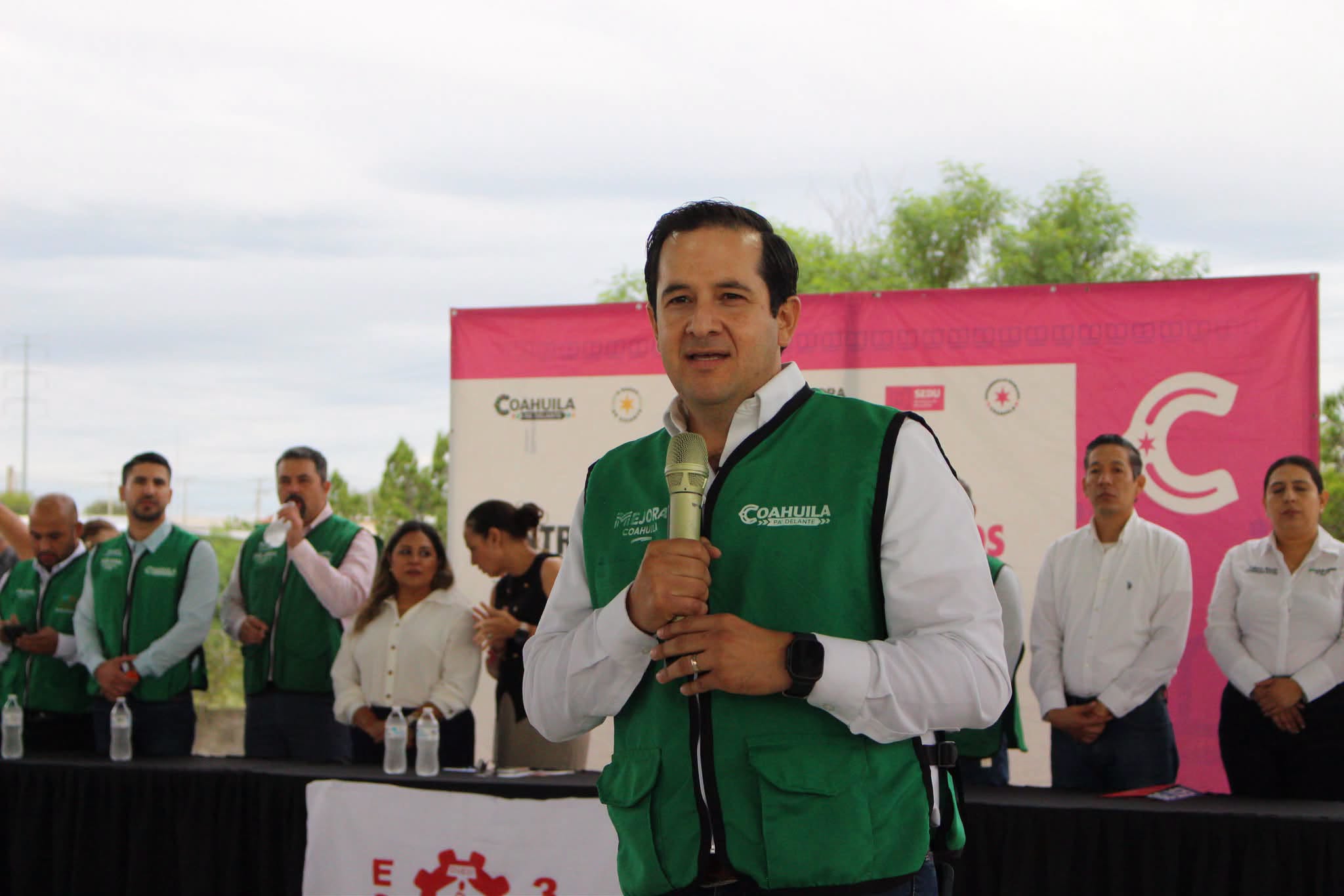 Entrega Gobierno del Estado techumbre en Secundaria Técnica 38