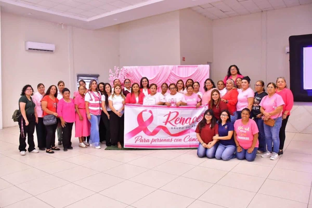 Promueven la concientización sobre el cáncer de mama en Nava