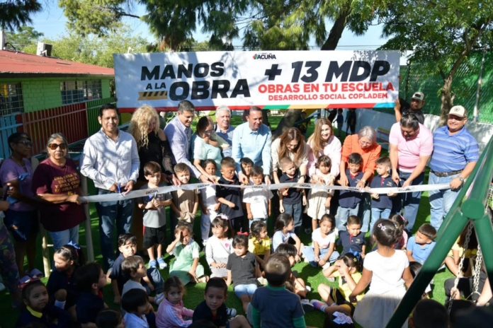 ¡Por amor a nuestros niños, entregan nuevas mejoras en jardín de niños!