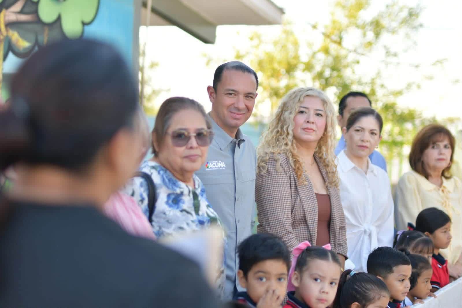 Refuerza Gobierno Municipal la seguridad escolar con nueva barda perimetral