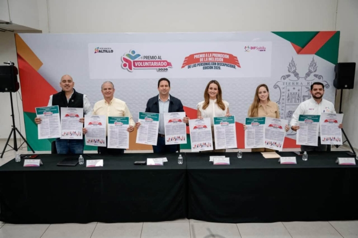 Invitan Javier y Luly a reconocer a promotores de la inclusión y el voluntariado