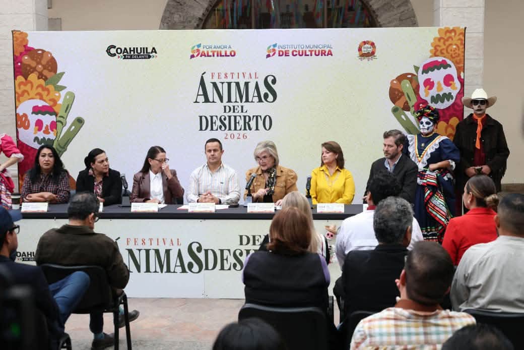 Invita Saltillo a disfrutar el Festival Ánimas del Desierto 2026