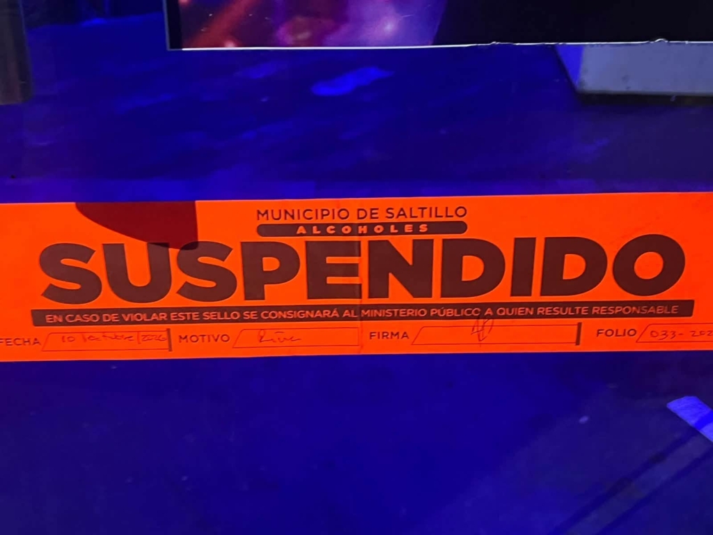 Suspende Municipio a 2 bares en operativo