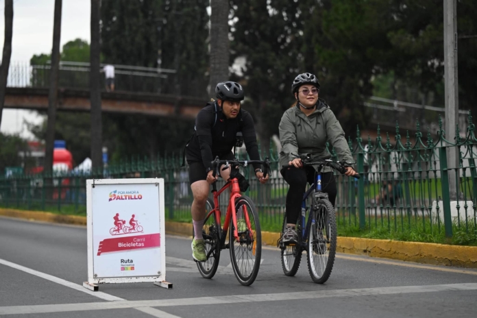 Se activan y disfrutan buen clima en la Ruta Recreativa