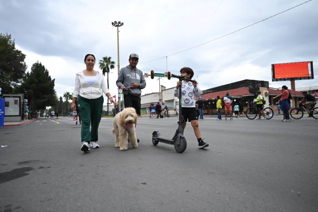 Se activan y disfrutan buen clima en la Ruta Recreativa