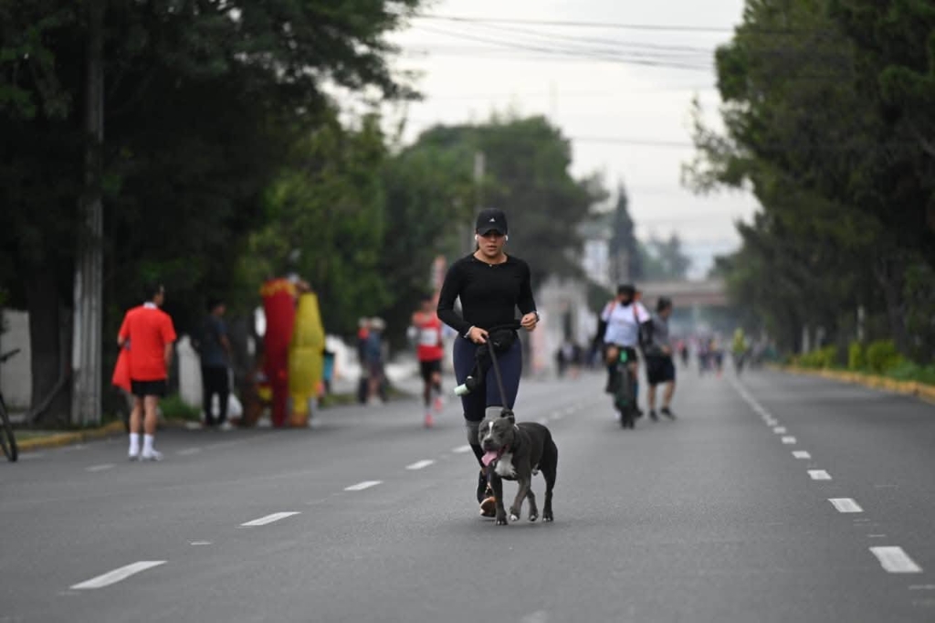 Se activan y disfrutan buen clima en la Ruta Recreativa
