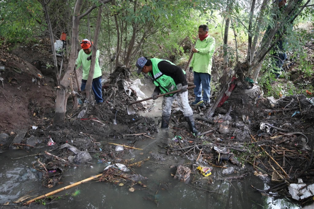 Saltillo intensifica desazolve y limpieza de arroyos para proteger a las familias